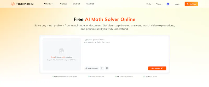 Tenorshare AI Math screenshot 2