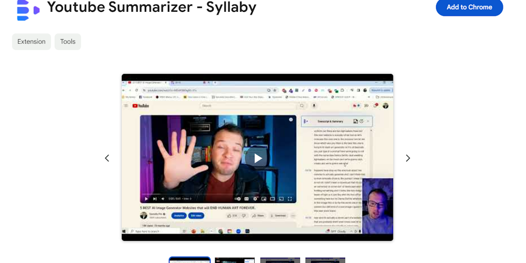 FREE Youtube Summarizer - Syllaby