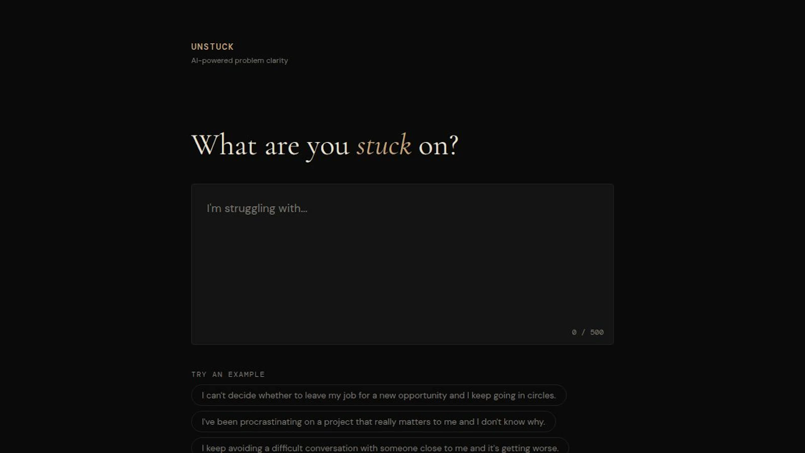 Unstuck screenshot 1
