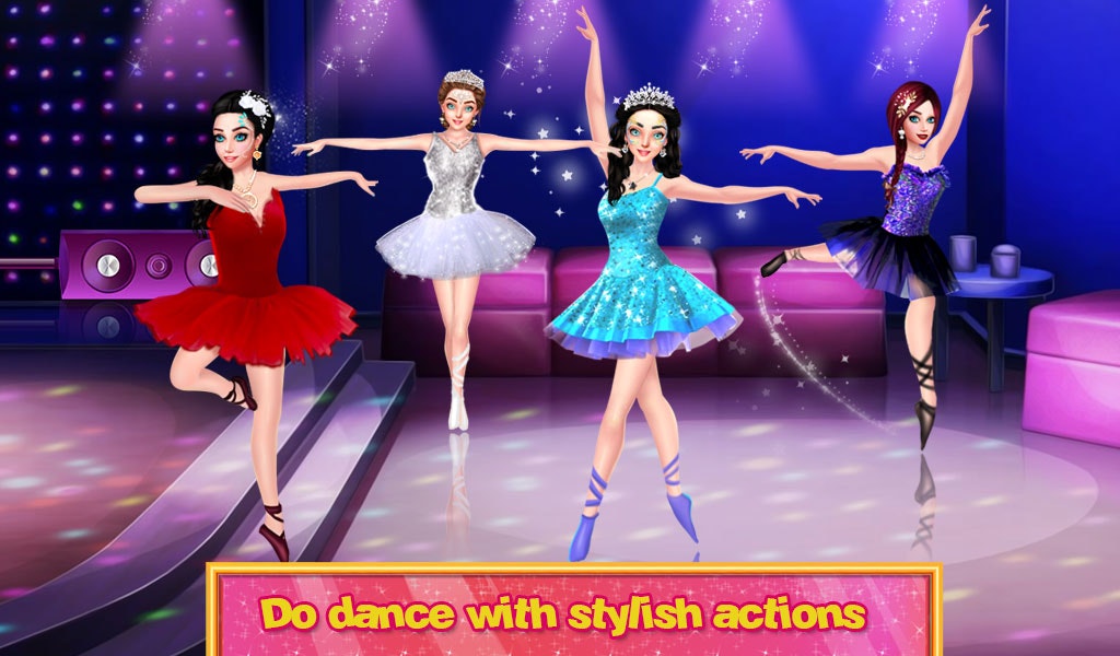 Beautiful Ballerina Girl Salon Stylish Dressup gallery image