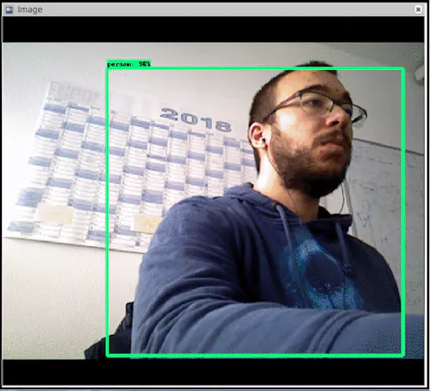 ROS Package for Tensorflow Object Detection API and face_recognition API gallery image