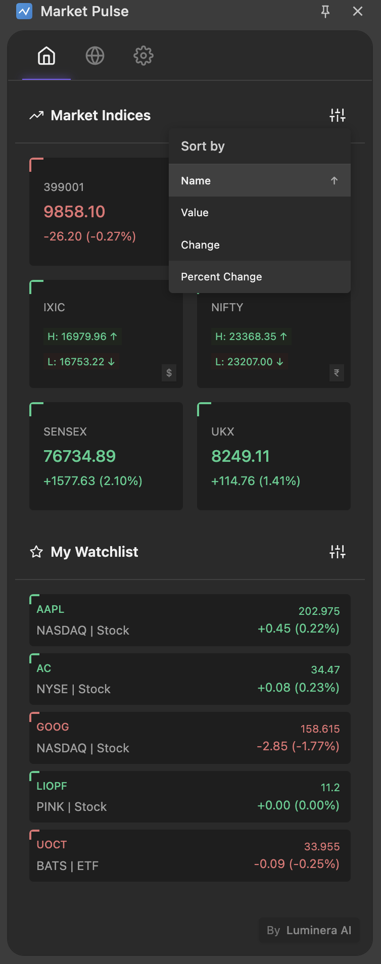 Market Pulse - Your market dashboard, always within reach. media 2