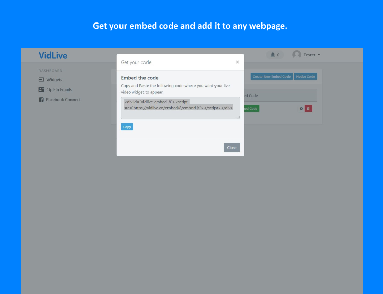 VidLive gallery image