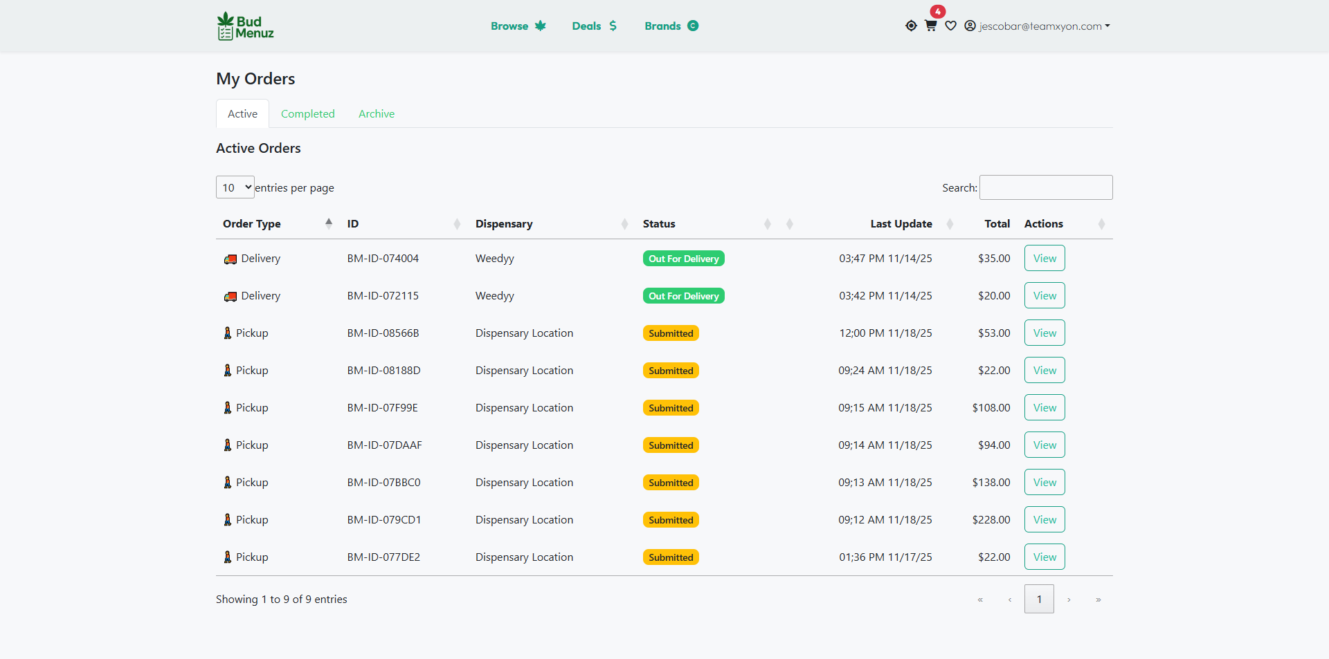 BudMenuz gallery image