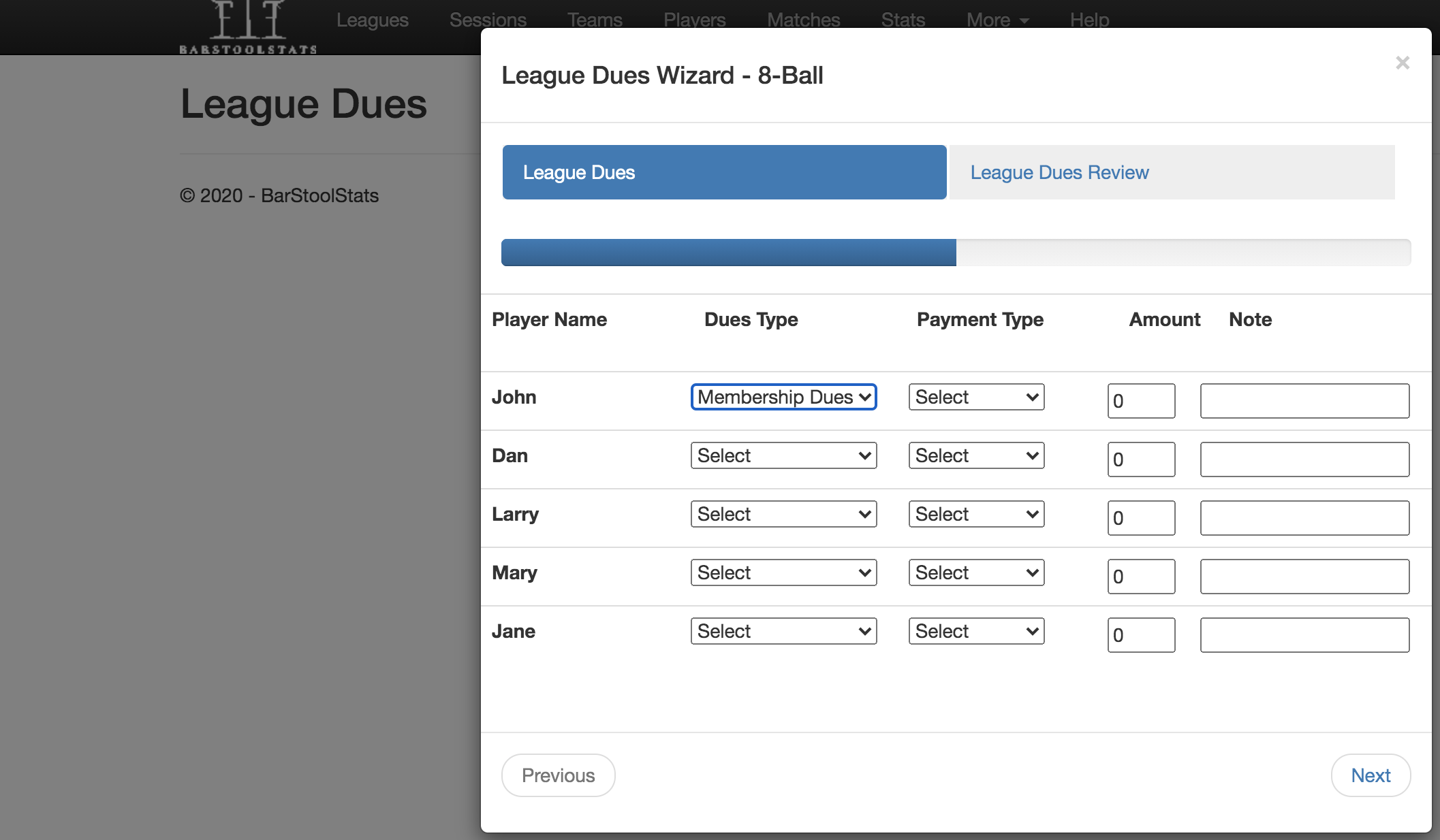 Automated Billiards Score Sheets gallery image