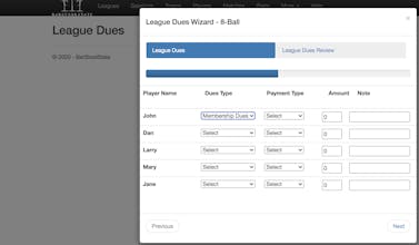 Automated Billiards Score Sheets gallery image