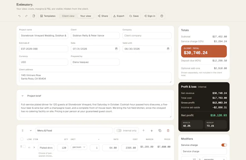 Estimatery screenshot 5