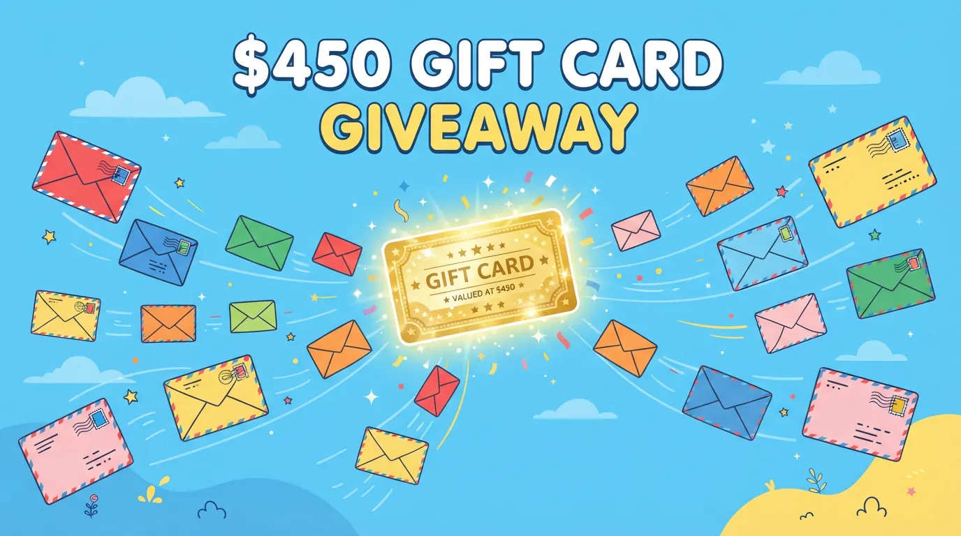 $450 Gift Card Giveaway: No Purchase gallery image