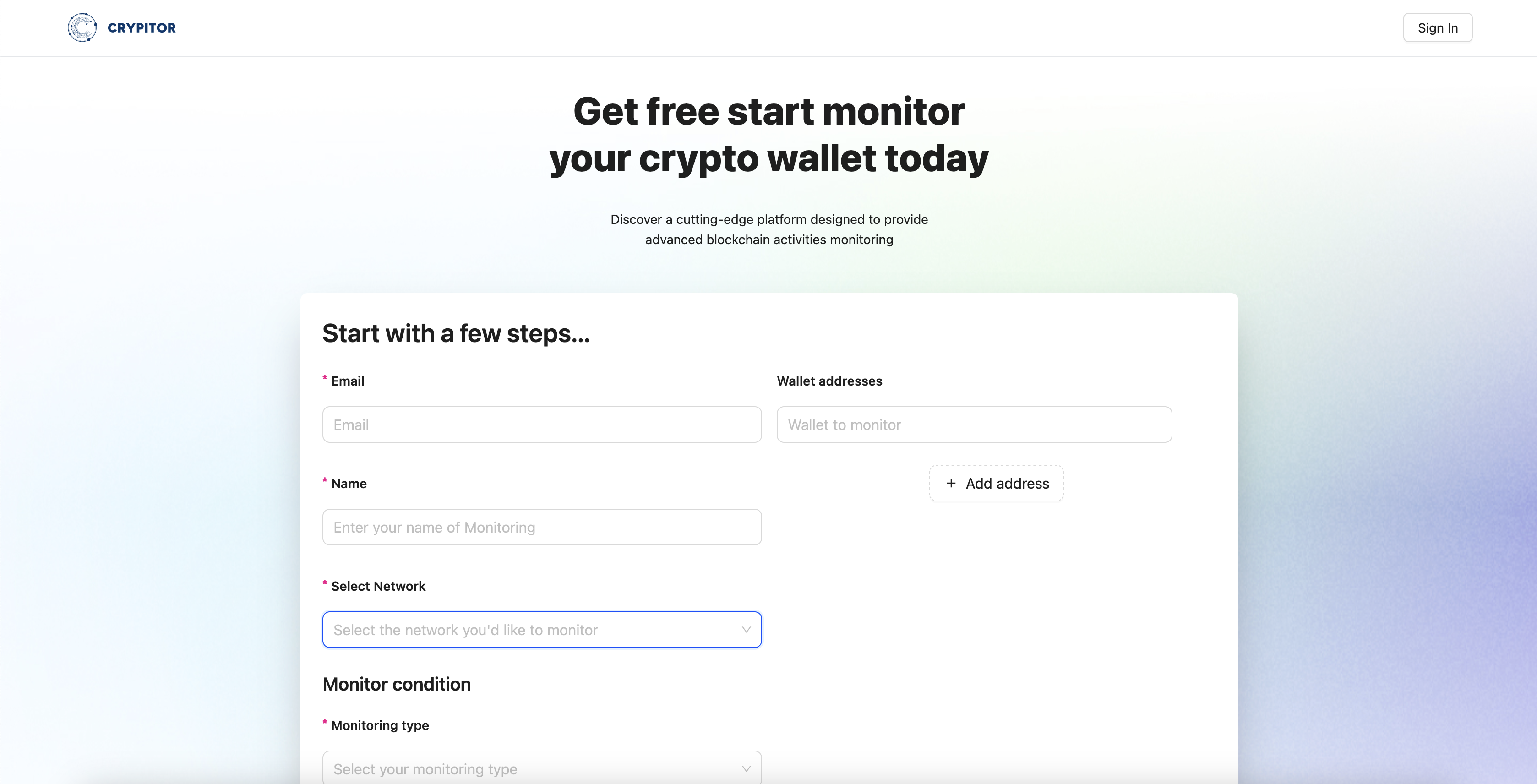 Crypitor - Free Opensource for Real-time blockchain events monitoring media 1