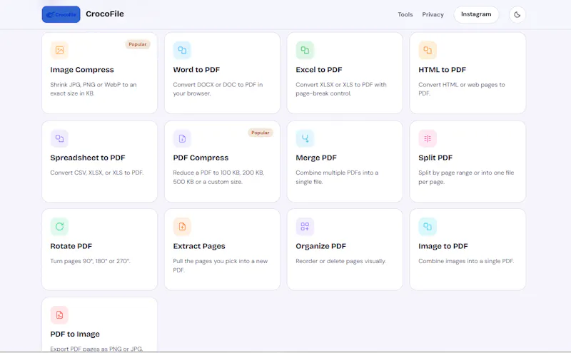 CrocoFile screenshot 2