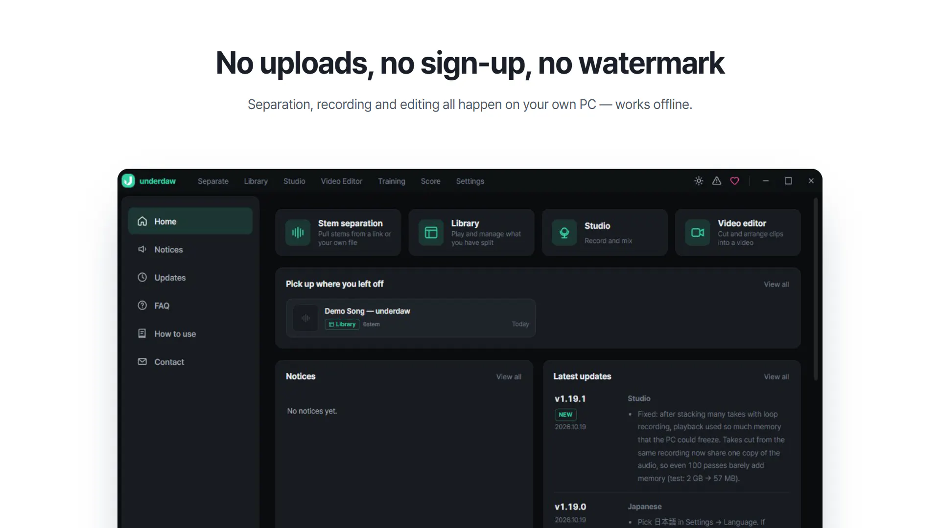 underdaw gallery image