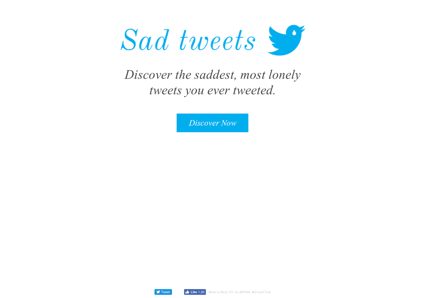 Sad Tweets