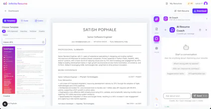 Infinite Resume gallery image