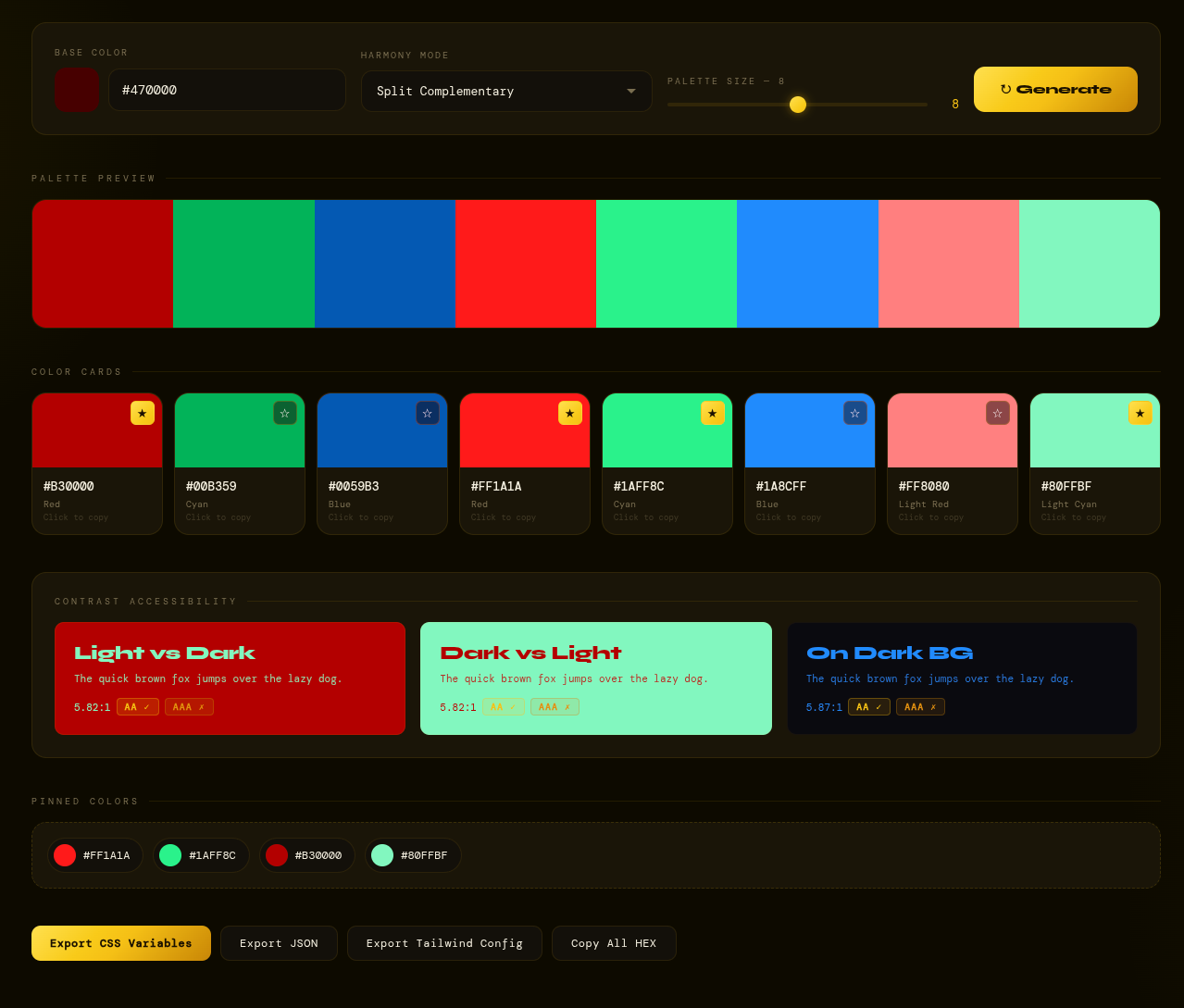Color Palette Generator For Designers  gallery image