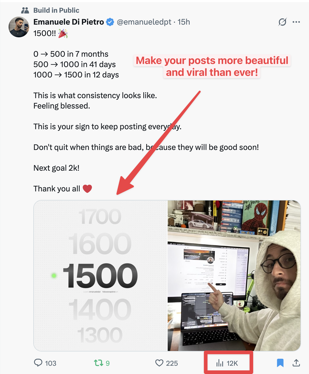 Follower Snapshot gallery image