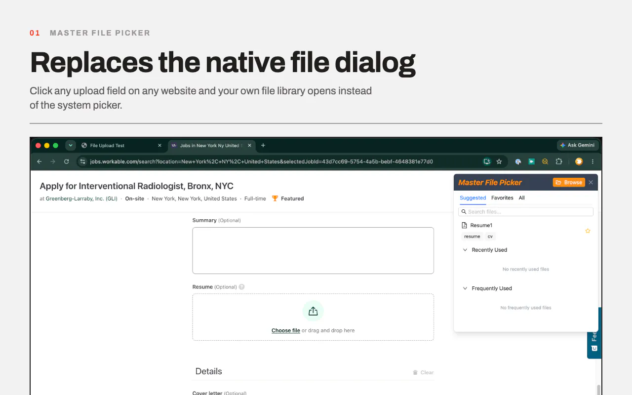 Master File Picker— Quick Upload Manager gallery image