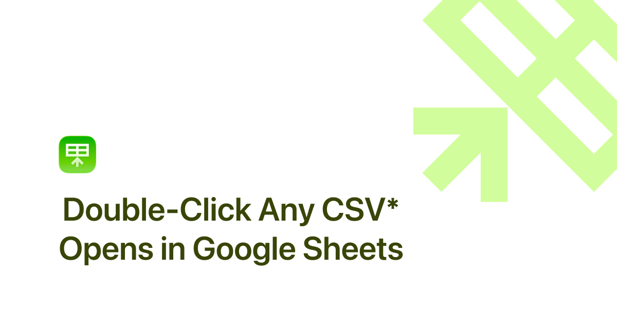 CSVtoSheets gallery image