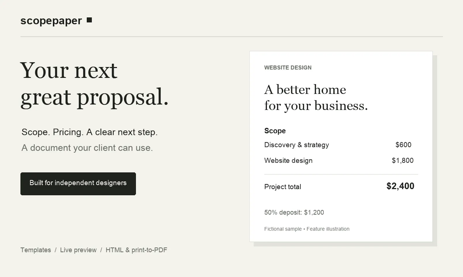 Scopepaper screenshot 1