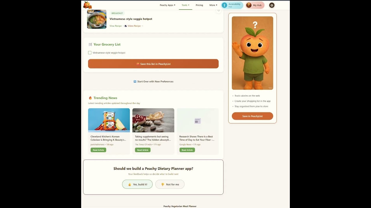 PeachyList  gallery image