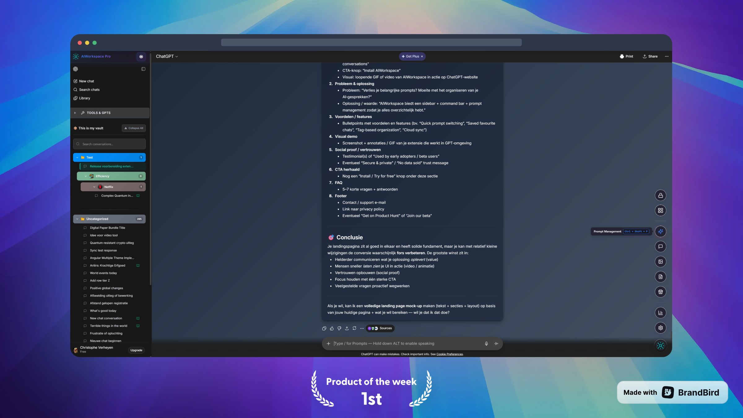 AI Workspace Pro - Screenshot 2 showing product features and functionality