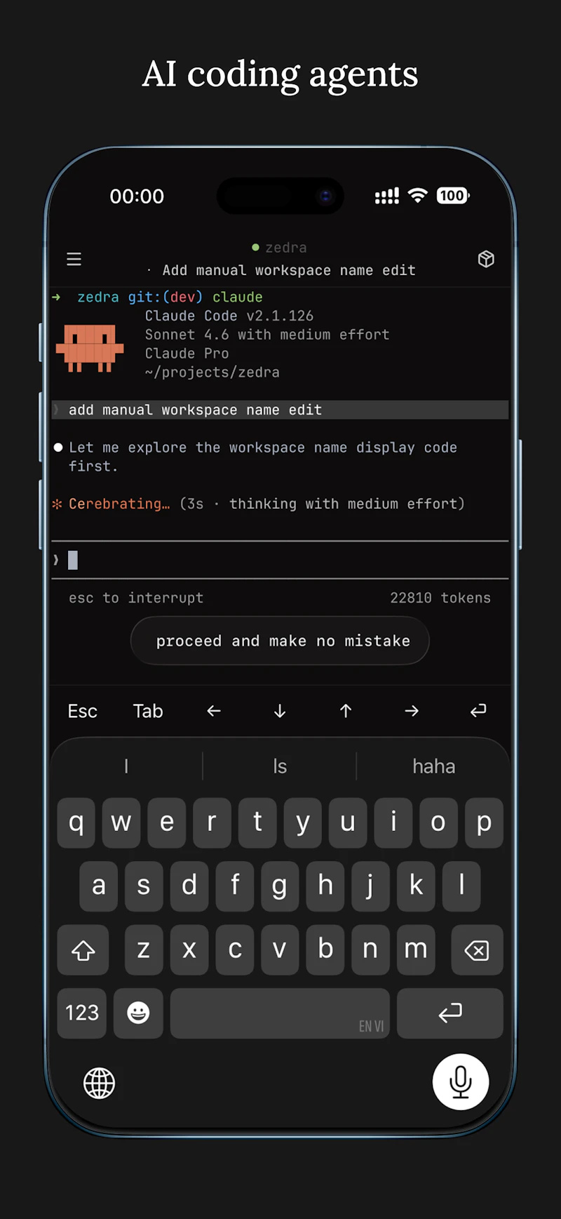 Zedra screenshot 3