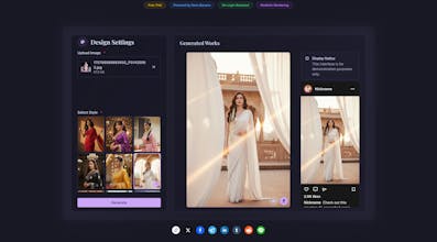 AI Saree gallery image