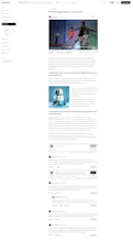 Glowist: Blog Website Template HTML gallery image