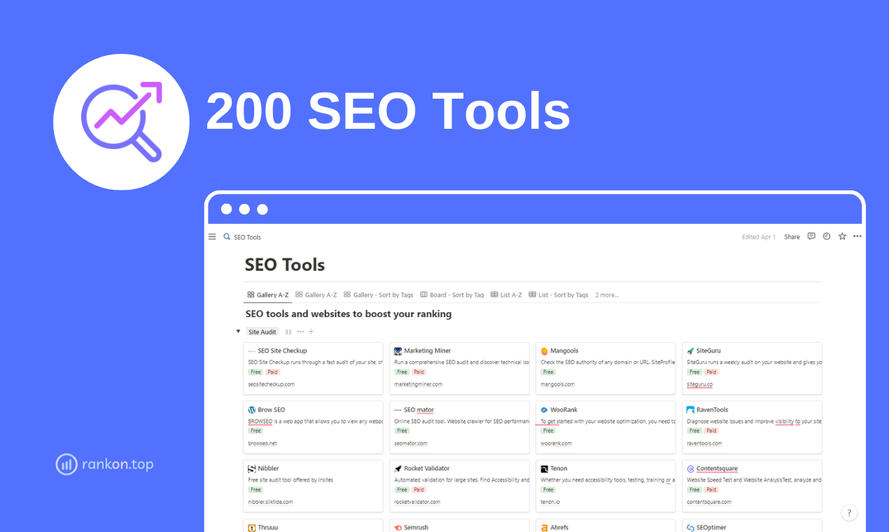 DIY SEO संसाधन - एसईओ उपकरण, पाठ्यक्रम, ईबुक, टेम्प्लेट और बहुत कुछ का संग्रह मीडिया 6