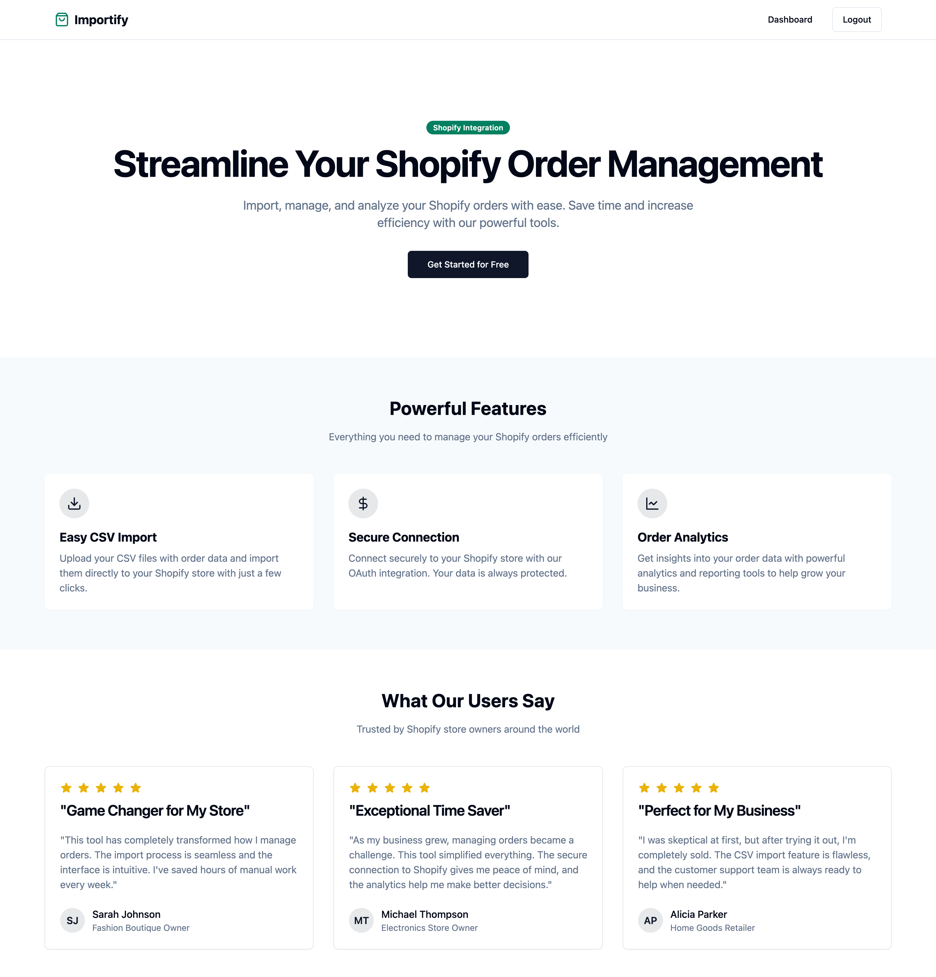Invoeren - Upload CSV's en importeer Shopify -bestellingen in seconden. media 2