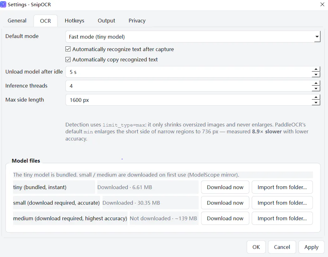 CaptureOCR｜Offline OCR Screenshot Tool gallery image