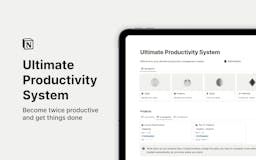Notion Ultimate Productivity System media 2