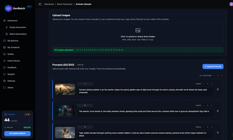 GenBatch screenshot 3