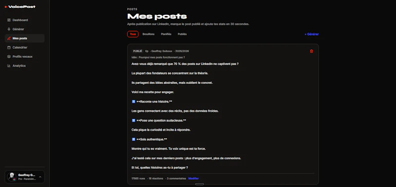 VoicePost AI screenshot 2