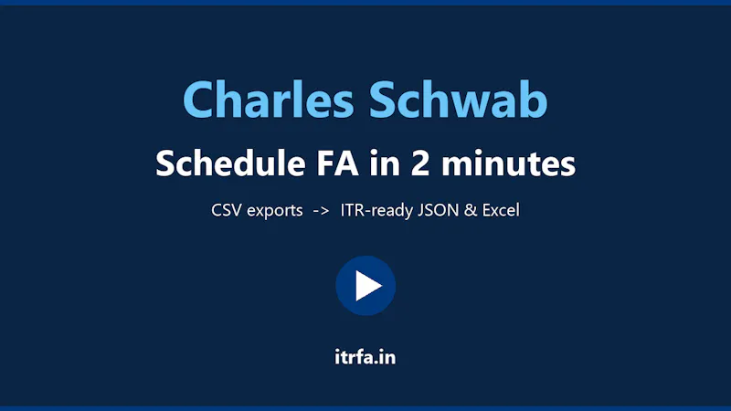 ITRFA.in — Schedule FA Generator screenshot 3