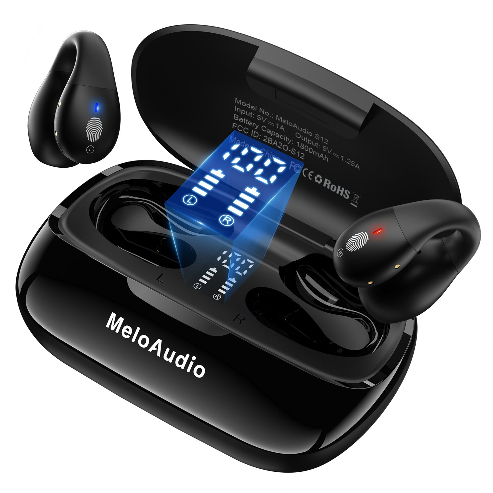 MeloAudio S12 Open clip earbuds