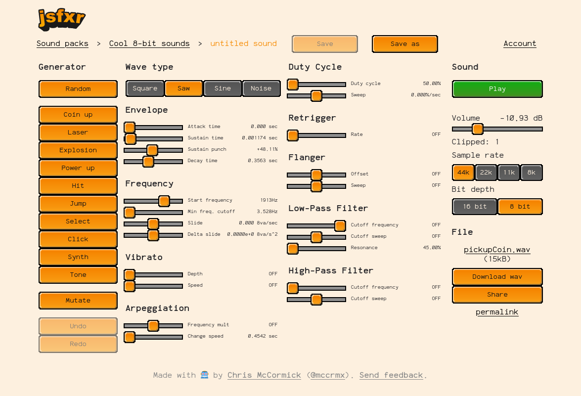 Jsfxr Pro gallery image