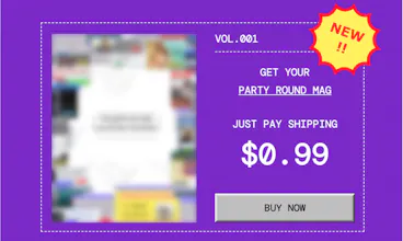 Party Round Mag gallery image