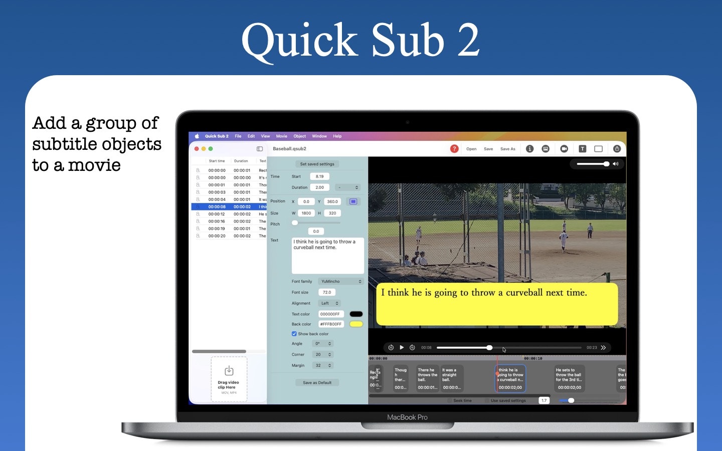 Quick Sub 2: Video Subtitling gallery image