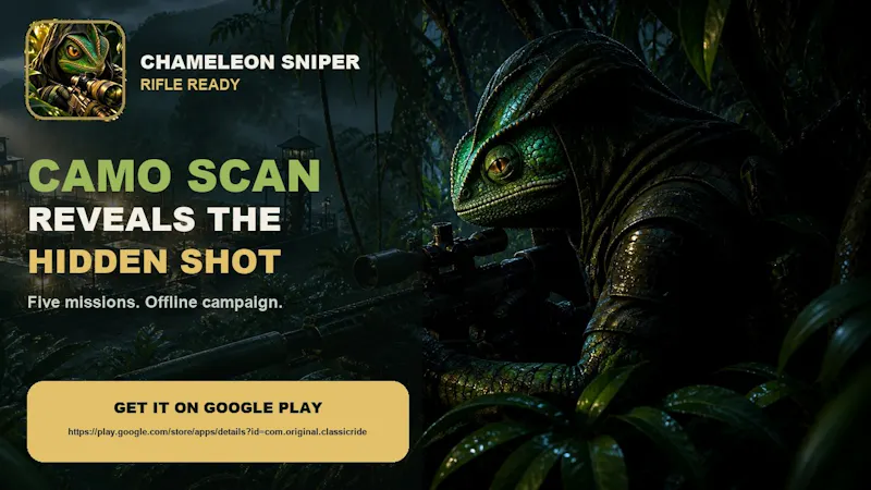 Chameleon Sniper: Offline FPS screenshot 1 (video preview)
