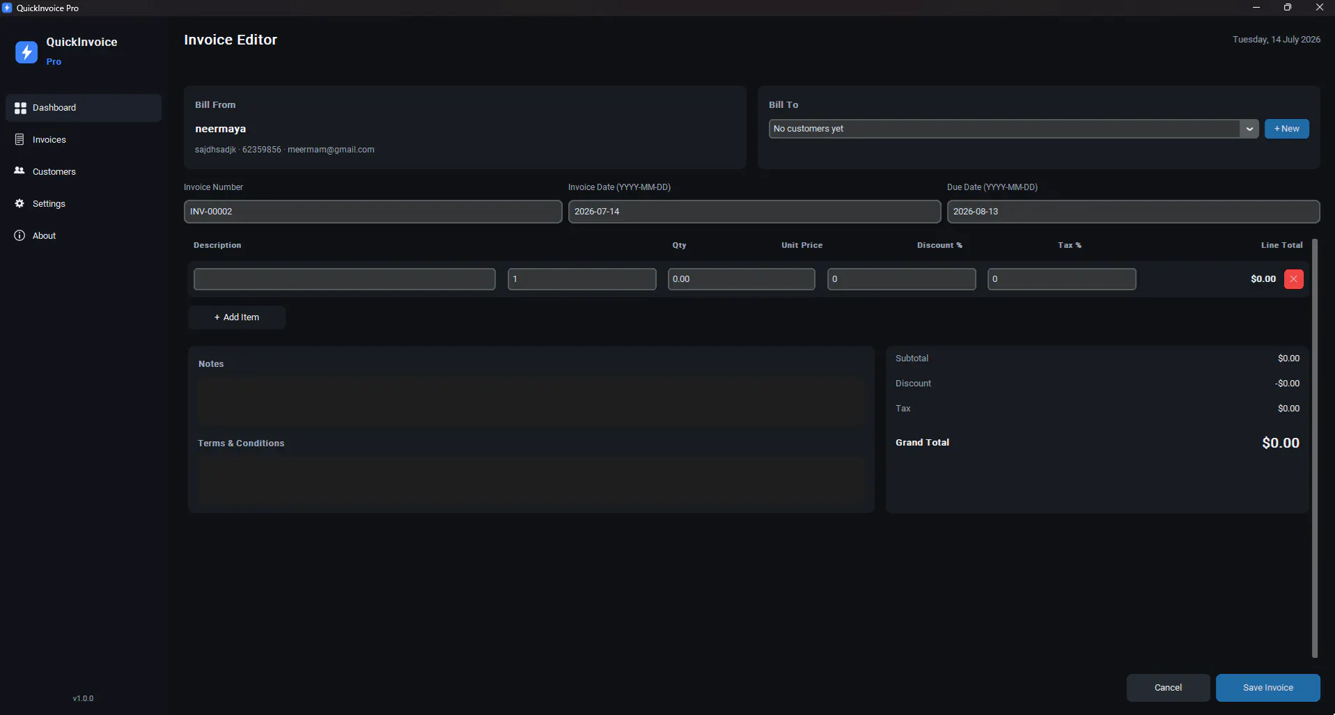QuickInvoice Pro gallery image