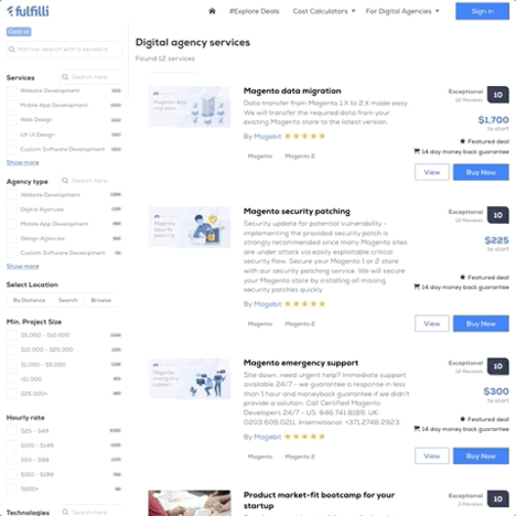 Digital Agency Search by Fulfilli logo