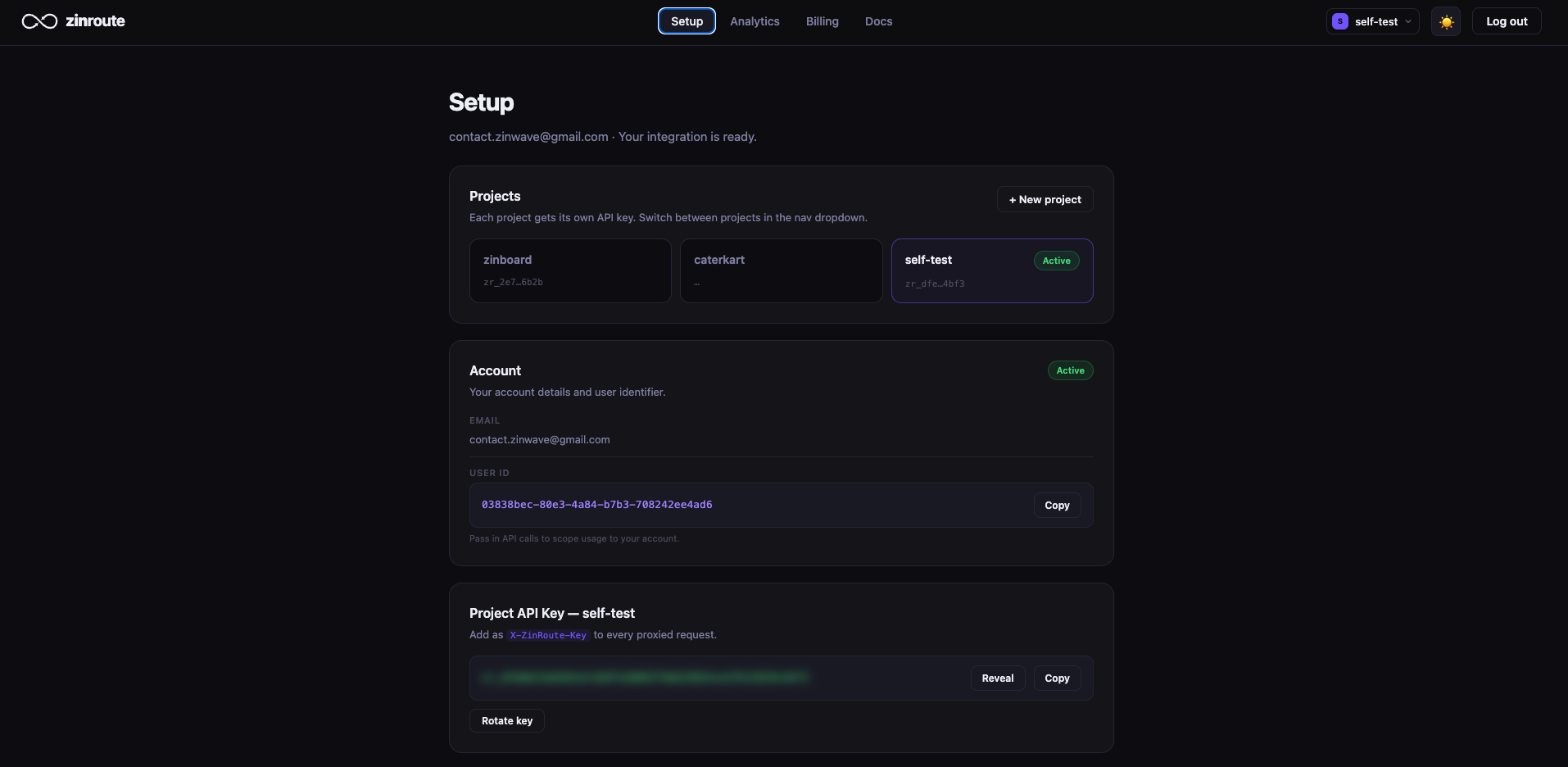zinroute - Screenshot 2 showing product features and functionality