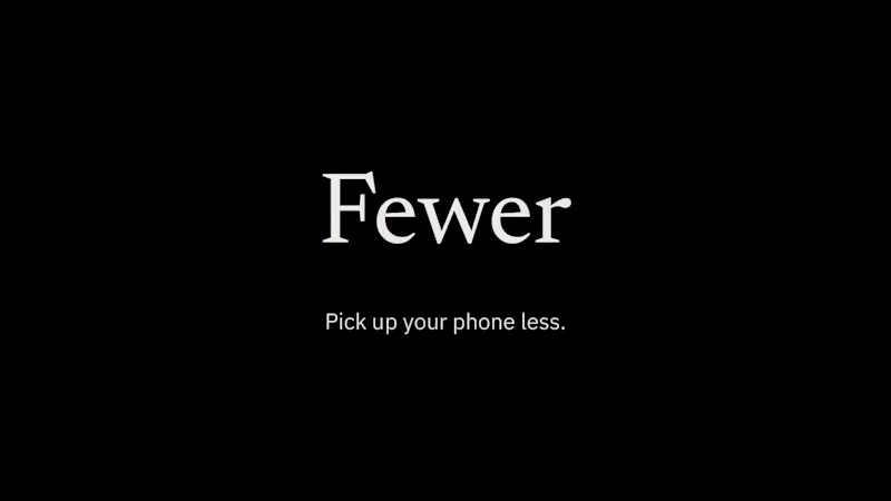 Fewer screenshot 1 (video preview)