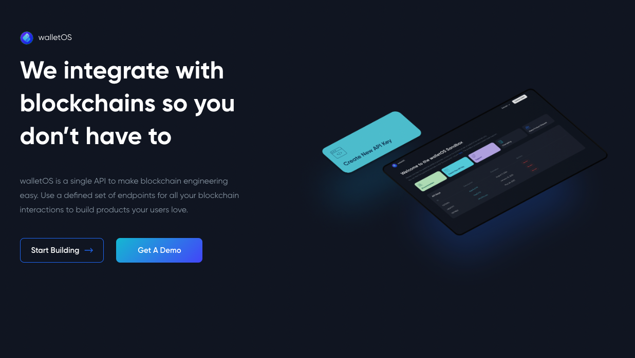 Media Walletos - API để xây dựng và phát sóng giao dịch blockchain 3