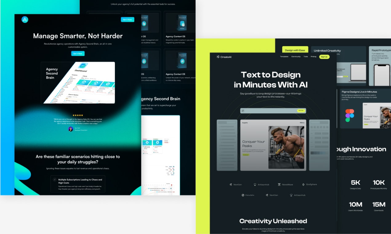 Unbegrenztes Webflow -Design -Abonnement - Die Website mit Markenarchitektensystem transformieren Medien 3