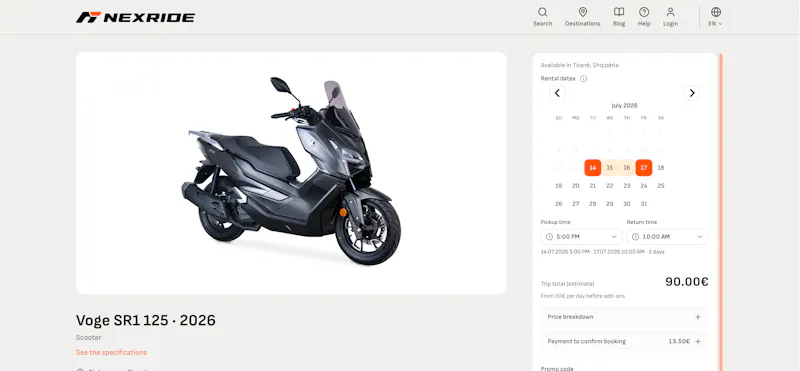 NEXRIDE screenshot 3