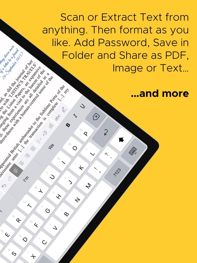 Live Text Scanner - PDF Writer (iOS App) gallery image