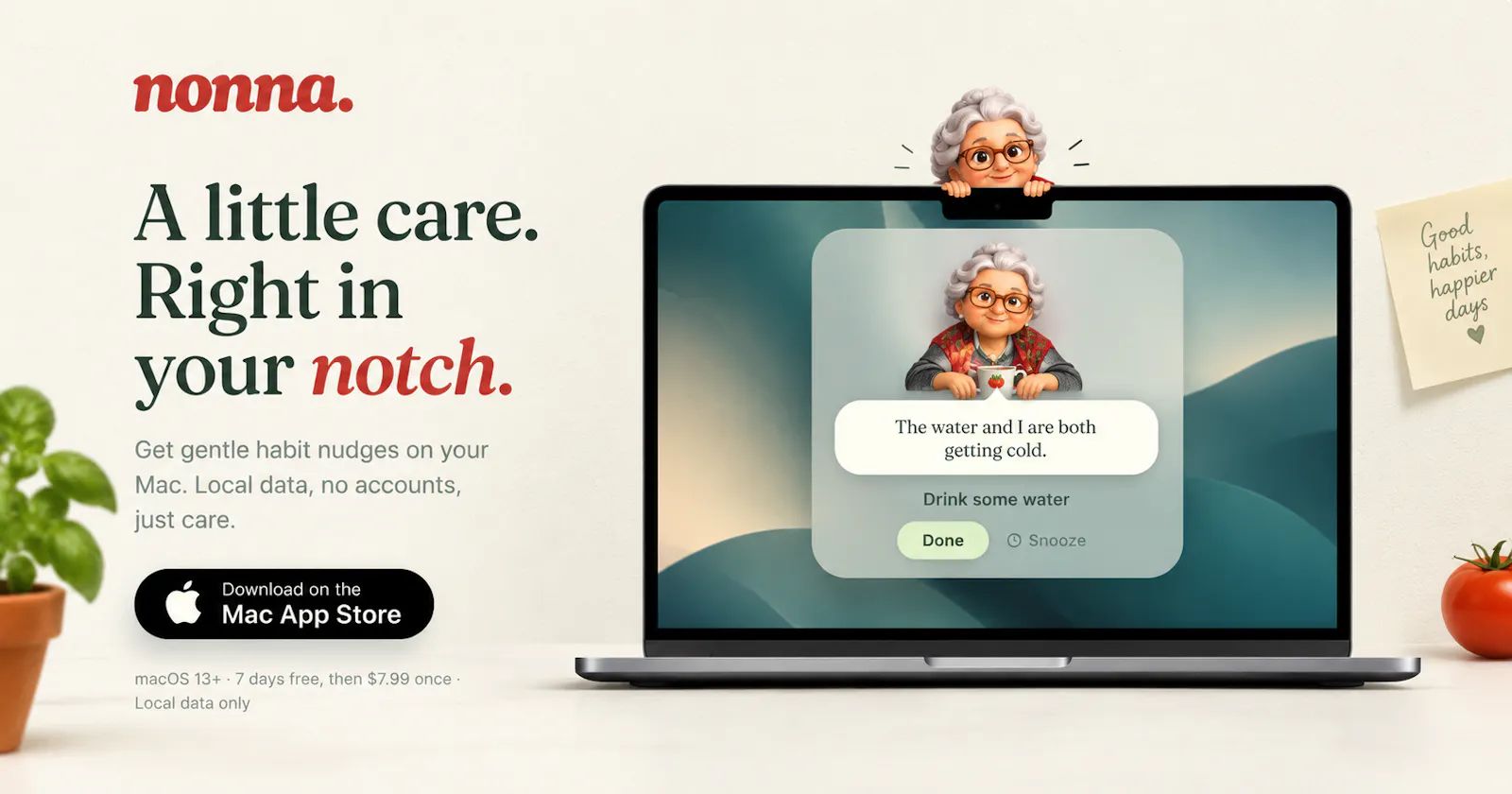 Nonna: Reminders & Habits screenshot 1