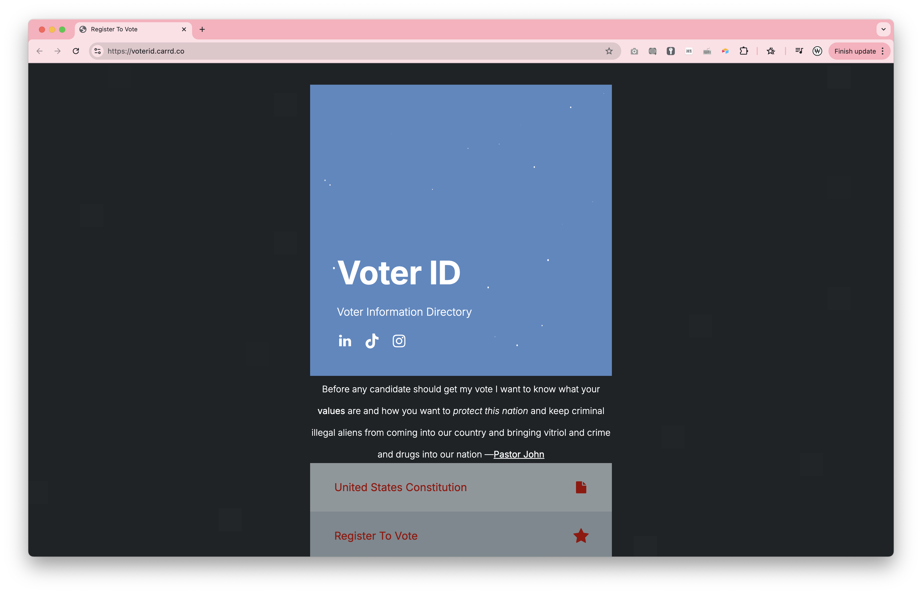 Voter Information Directory gallery image