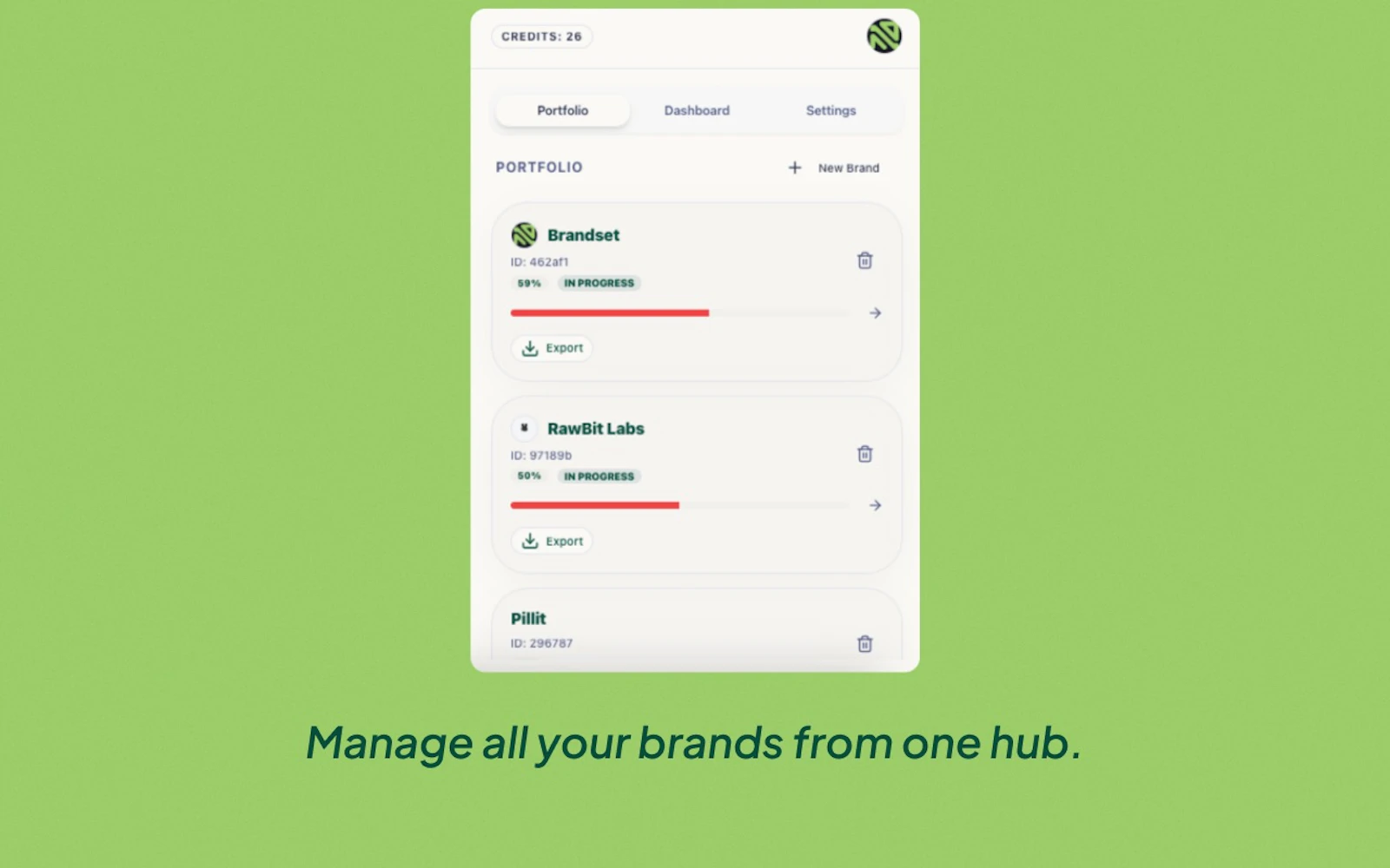 BrandSet screenshot 1